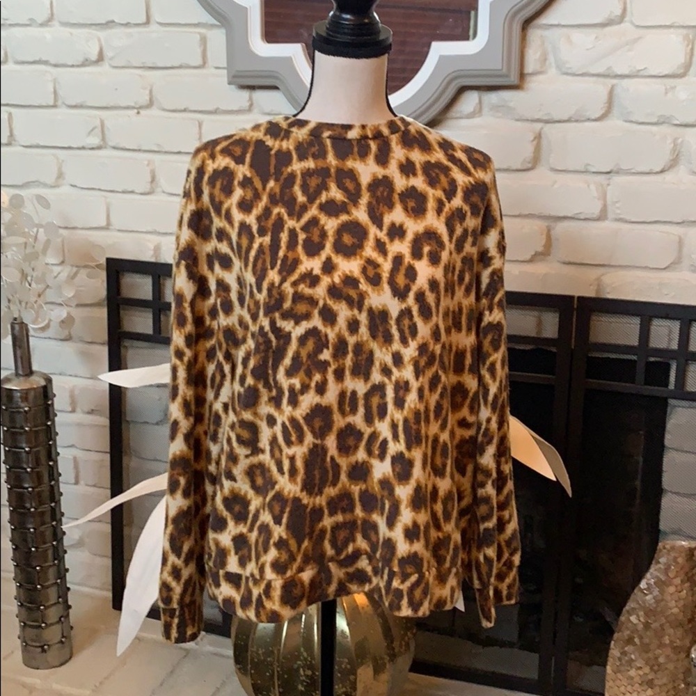ZARA animal print ultra soft blouse!